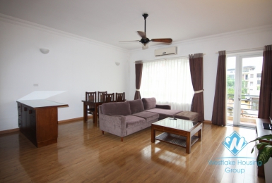 Small balcony furrnished 2 bedrooms apartment for rent in Hai Ba Trung district
